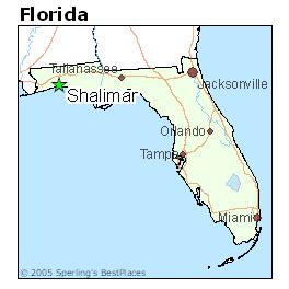 shalimar fl to destin fl